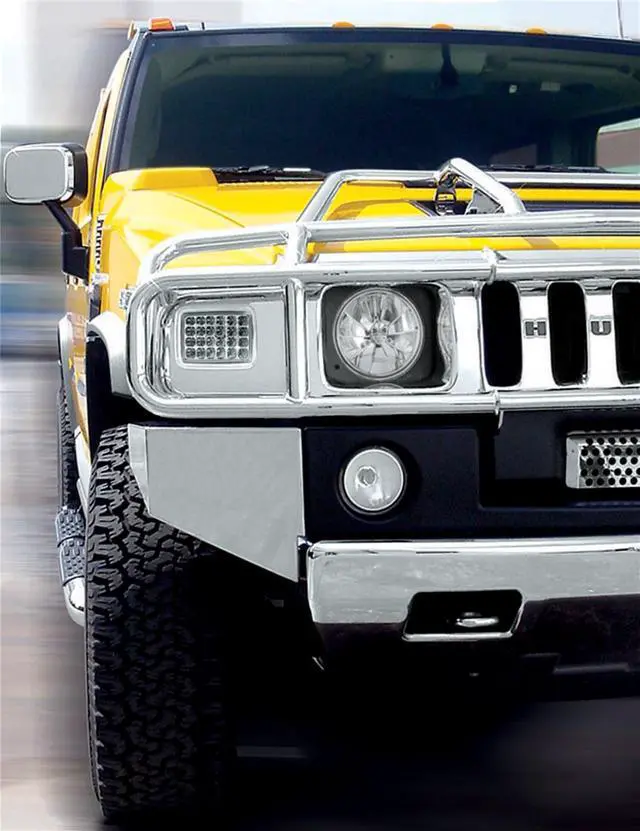 Alt view image 6 of 7 - IPCW LEDC-348C Hummer H2 2003 - 2008 Park Lamps, LED Crystal Clear