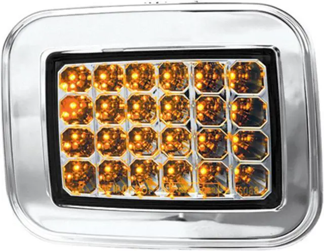 Alt view image 5 of 7 - IPCW LEDC-348C Hummer H2 2003 - 2008 Park Lamps, LED Crystal Clear