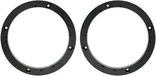 Alt view image 4 of 8 - METRA 82-4300 UNIVERSAL 1 INCH SPEAKER ADAPTER BRACKET SPACER RINGS 6" SPKR NEW