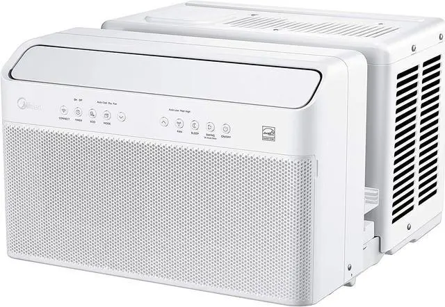 Main image of Midea 8,000 BTU U-Shaped Smart Inverter Window Air ConditionerCools up to 350 Sq. Ft., Ultra Quiet with Open Window Flexibility, Works with Alexa/Google Assistant, 35% Energy Savings, Remote Control
