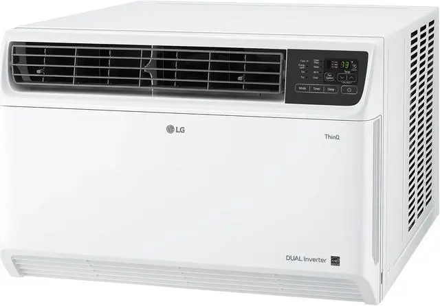 Alt view image 4 of 7 - LG LW2422IVSM Smart Window Air Conditioner with 23500 Cooling BTU, 1440 sq. ft. Cooling Area, 500 CFM, 4 Cooling Speed, Remote Controller, 230/208 Volts
