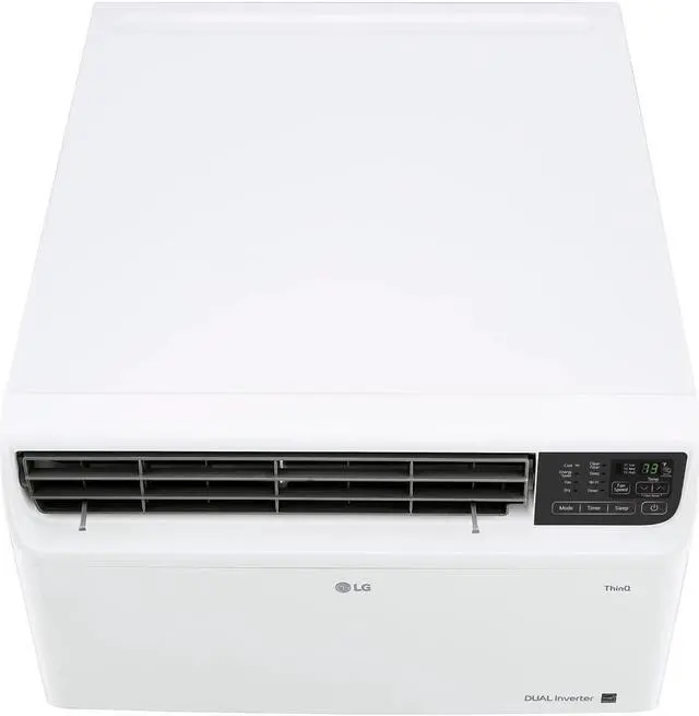 Alt view image 4 of 14 - LG LW1022IVSM Smart Window Air Conditioner with 10000 Cooling BTU, 450 sq. ft. Cooling Area, 215 CFM, 4 Cooling Speed, Remote Controller, 115 Volts, SmartThinQ Works with Google Assistant/Amazon Alexa