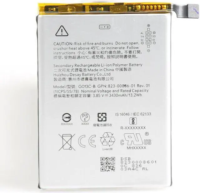 Main image of Replacement Battery for Google Pixel 3 Battery, G013A-B 2915mAh