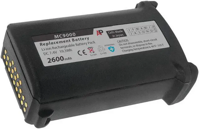Main image of Replacement Battery for Motorola/Symbol MC9000-G/K Series Scanners. 2600mAh