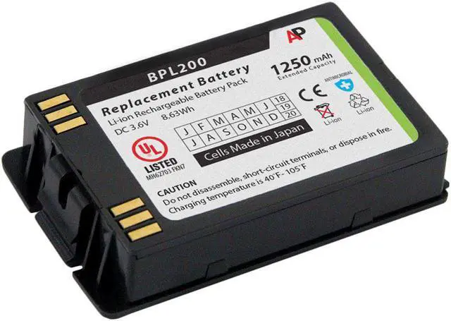 Main image of Replacement BPL200 Extended Capacity Battery: 6020, 6030, 8020, 8030, LTB100...