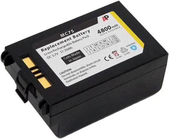 Main image of Replacement Battery for Motorola/Symbol MC75/MC70 Series. 4800mAh Ultra Extended