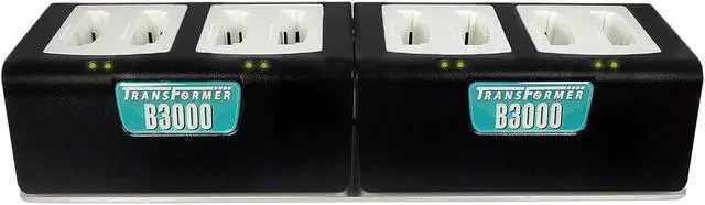 Main image of Transformer 8-Bay Battery Charger for Vocera B3000 batteries. Power Supply included