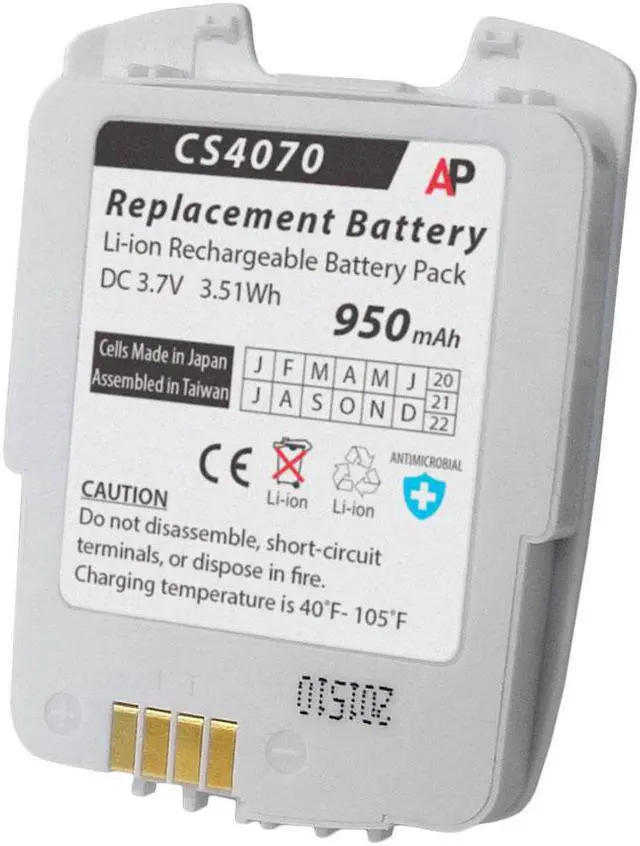 Main image of Replacement Battery for Symbol CS4070 Companion Scanner. 950 mAh 82-97300-02