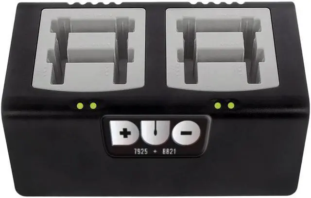 Main image of Duo 4-bay Battery Charger compatible with Cisco 8821 and 7925 batteries. Power Supply included