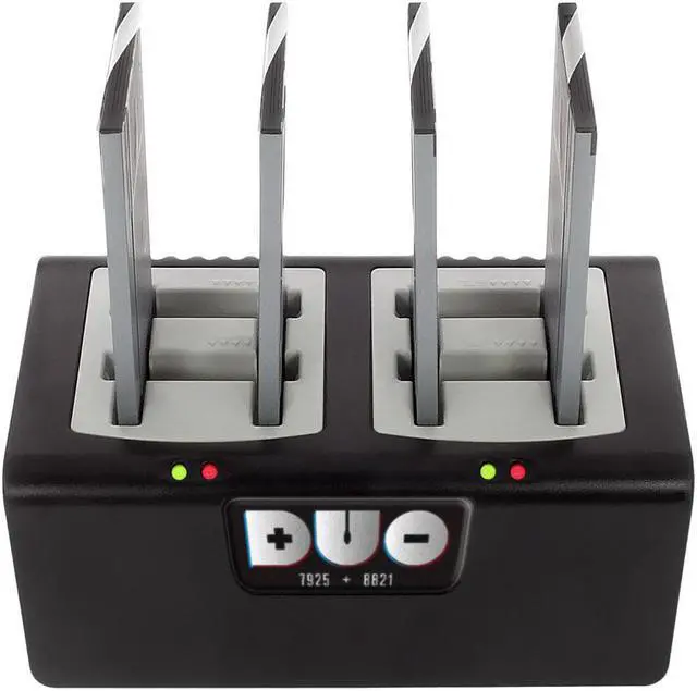 Alt view image 4 of 8 - Duo 4-bay Battery Charger compatible with Cisco 8821 and 7925 batteries. Power Supply included
