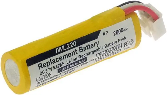 Alt view image 2 of 5 - Replacement battery for Sagem Ingenico iWL220, iWL250, and iWL255 Credit and Debit Terminals. Lithium-ion, 3.7 Volt, 2600 mAh, Japanese Cells