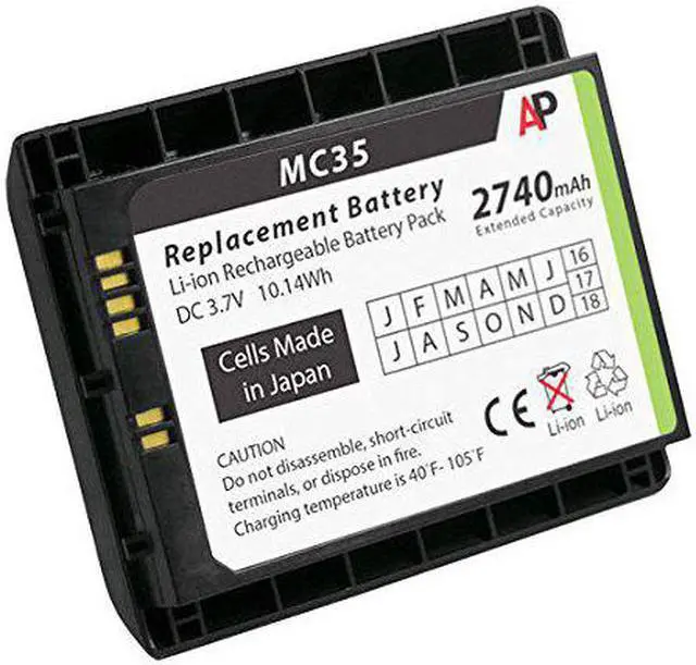 Main image of Replacement Battery for Motorola / Symbol MC35 Scanner. 2740 mAh (Extended Capacity)