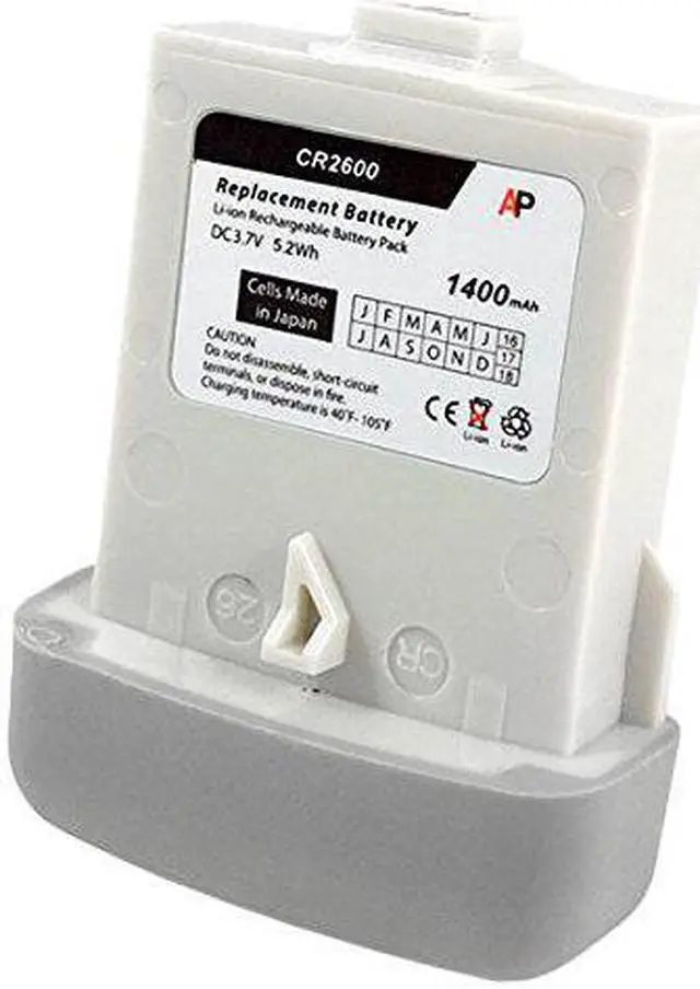 Main image of Replacement Battery for the Code Reader CR2600 scanner. 1400 mAh.