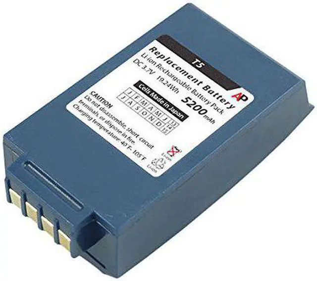 Main image of Replacement Battery for Vocollect Talkman T5, T5m, and A500 Scanners: 5200 mAh