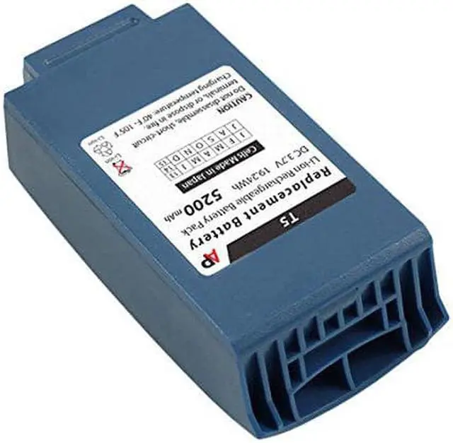 Alt view image 2 of 3 - Replacement Battery for Vocollect Talkman T5, T5m, and A500 Scanners: 5200 mAh
