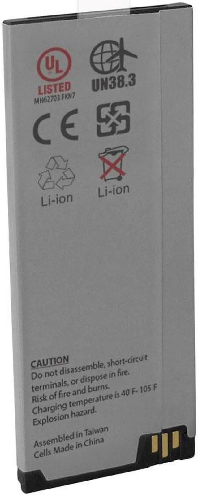 Alt view image 2 of 5 - Replacement Battery for Cisco 8821 & 8821-EX Phones. 2000mAh