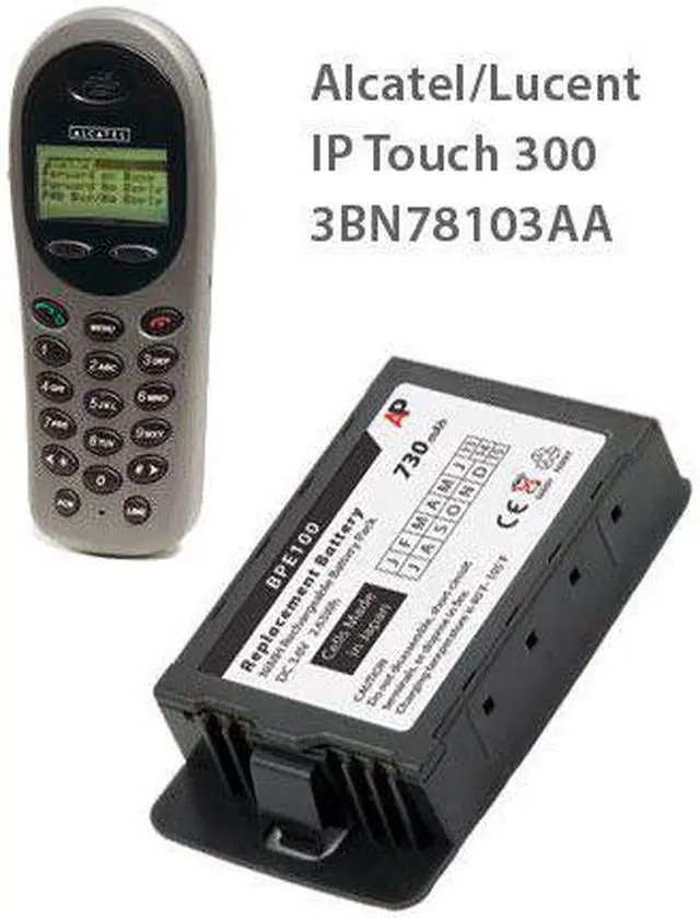 Alt view image 7 of 8 - Replacement BPE100 Battery: Netlink e340, PTE130A, PTE150, IP Touch 300, ...