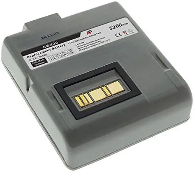 Main image of Replacement Battery for Zebra/Comtec RW420 Barcode Printer. 5200mAh
