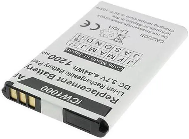 Alt view image 3 of 3 - Replacement Battery for the UniData ICW-1000G and WPU-7800 Phones. 1200 mAh