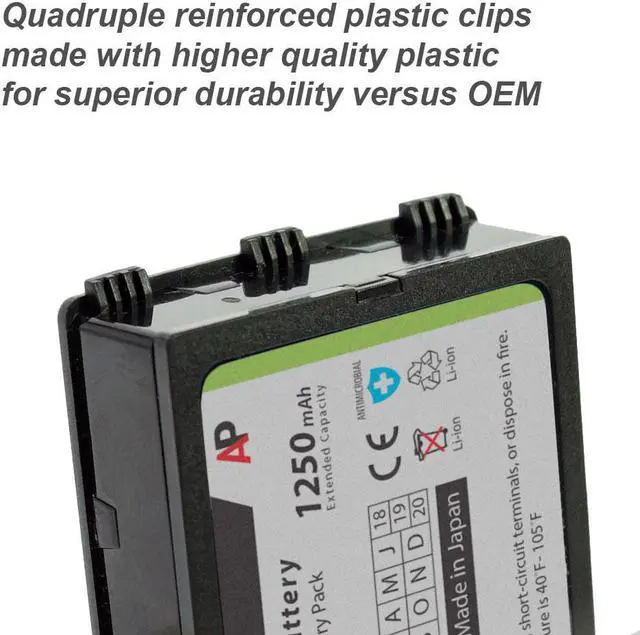 Alt view image 2 of 8 - Replacement BPL200 Extended Capacity Battery: 6020, 6030, 8020, 8030, LTB100...