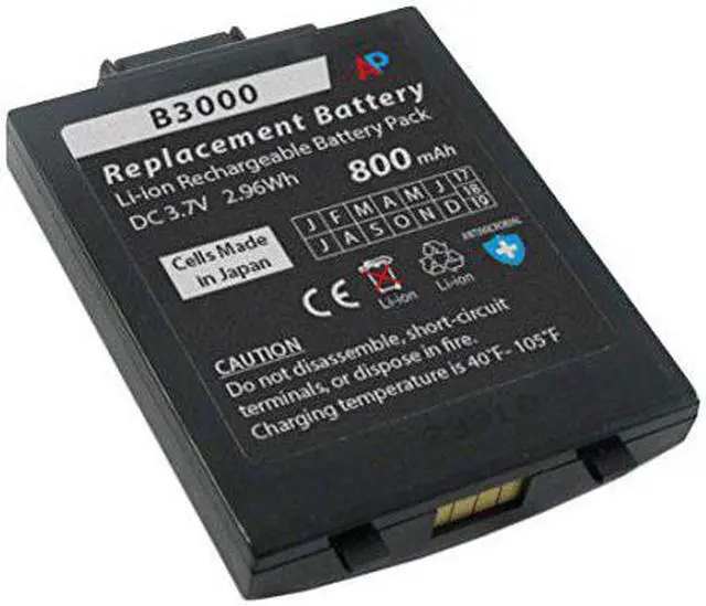 Main image of Replacement Battery for Vocera Communications Badge B3000. Black, 800 mAh.
