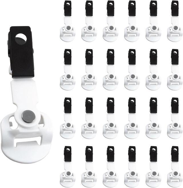 Main image of 25 Pack: White Universal Clip for Vocera Communications Badge B3000. 230-01985