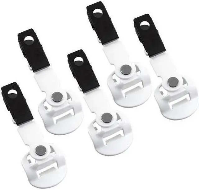 Main image of 5 Pack: White Universal Clip for Vocera Communications Badge B3000. 230-01985