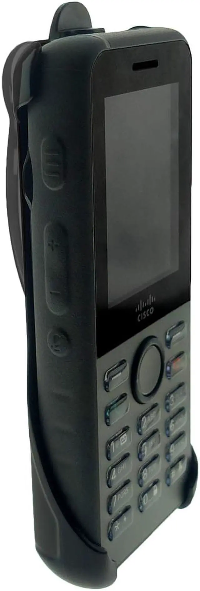 Alt view image 2 of 6 - Plastic Holster with Swivel Belt Clip for Cisco 8821 Phones