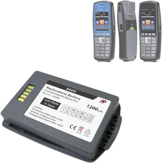 Alt view image 2 of 2 - Replacement Battery for Polycom / SpectraLink 8400 Phones. 1200mAh