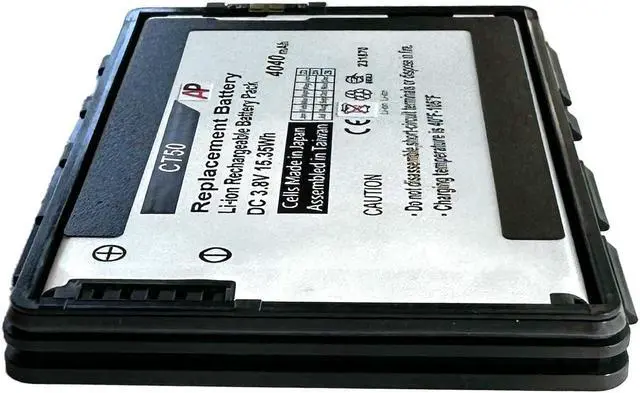 Alt view image 4 of 4 - Replacement Battery for Honeywell / Datalogic Dolphin CT50, CT60 Mobile Computers. 4040 mAh