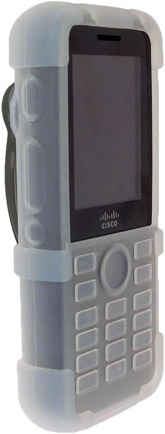 Alt view image 2 of 9 - Silicone Case with Rotating Belt Clip for Cisco 8821 and 8821-EX Phones