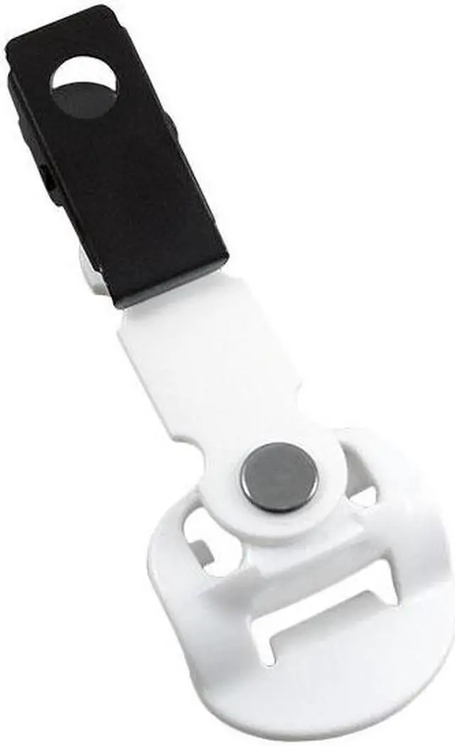Alt view image 2 of 5 - 5 Pack: White Universal Clip for Vocera Communications Badge B3000. 230-01985