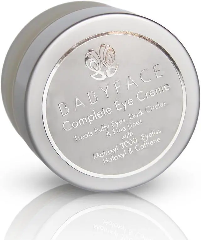 Main image of Babyface Complete Eye Cream w/ Caffeine, Haloxyl, Eyeliss, Matrixyl & Tranexamic Acid, 1.2 oz.