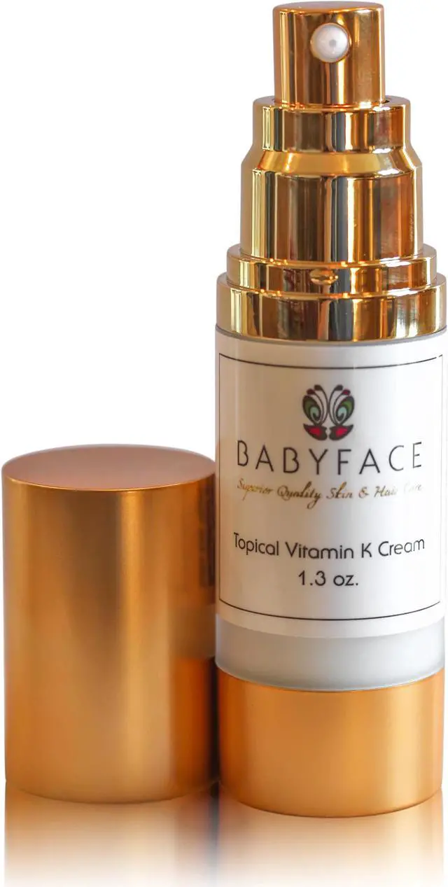 Main image of Babyface Vitamin K Cream - Redness, Bruising, Dark Circles, Spider Veins, 1.3 oz.