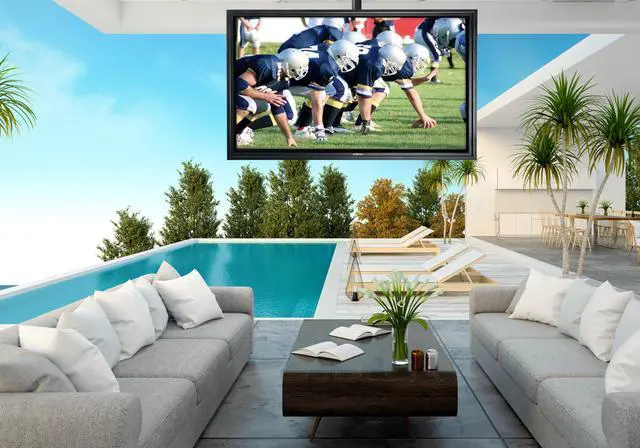Alt view image 4 of 7 - Apollo 65" Outdoor TV Enclosure for 60" -65" TVs - AE6560