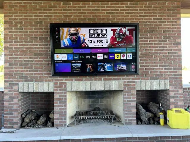 Alt view image 6 of 7 - Apollo 55" Outdoor TV Enclosure For 50" - 55" TVs - AE5550, UV Powdercoated aluminum, Anti-glare safety glass, Temperature controlled airflow, outdoor rated power cord, UL/CSA certified for safety