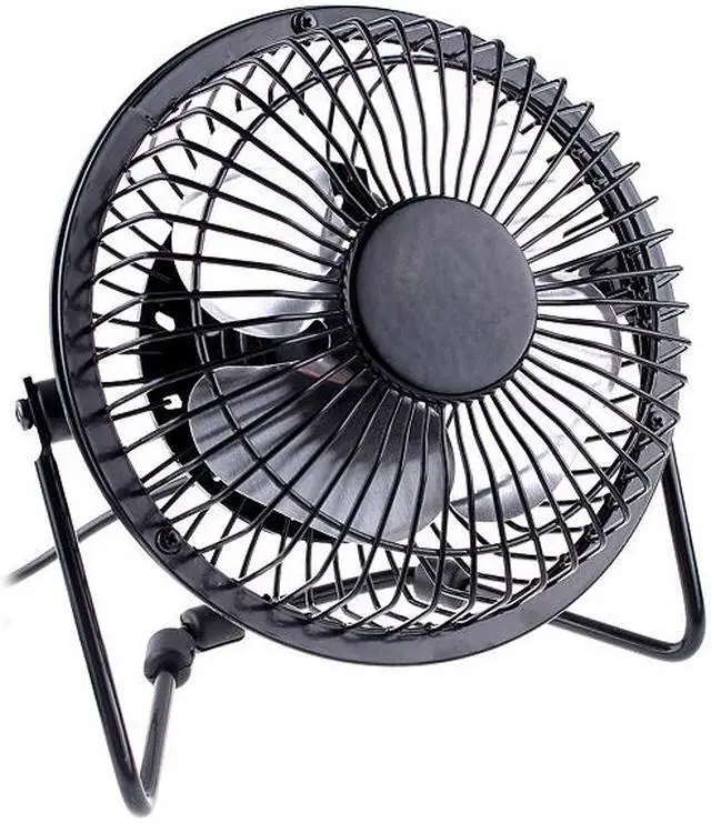 Alt view image 2 of 6 - USB-FAN Metal Desktop Fan USB Powered with Switch