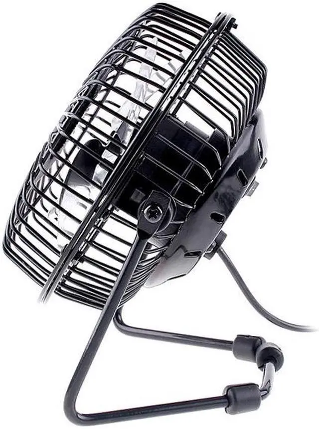 Alt view image 3 of 6 - USB-FAN Metal Desktop Fan USB Powered with Switch