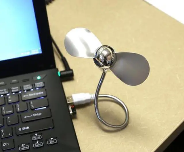 Alt view image 5 of 5 - Comfort zone, GN1, USB Flexible Gooseneck Fan For Laptop Desktop, PC Etc.