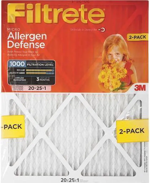 Main image of 3M 20x25 2pk Allergn Filter 9803-2PK-HDW