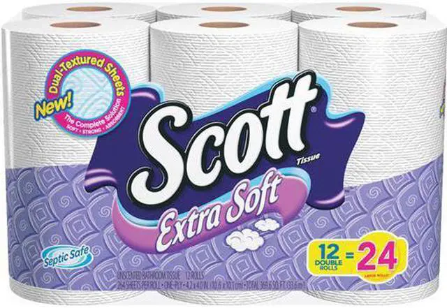 Main image of Kimberly-Clark Corp. 12Pk Sft Scott Tl Tissue 47618 Unit: EACH Contains 4 per case