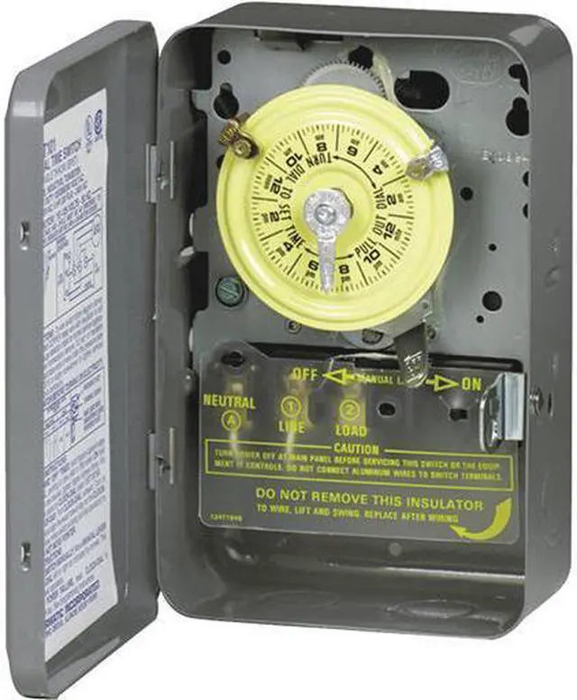 Main image of Intermatic T103 120-Volt DPST 24 Hour Mechanical Time Switch