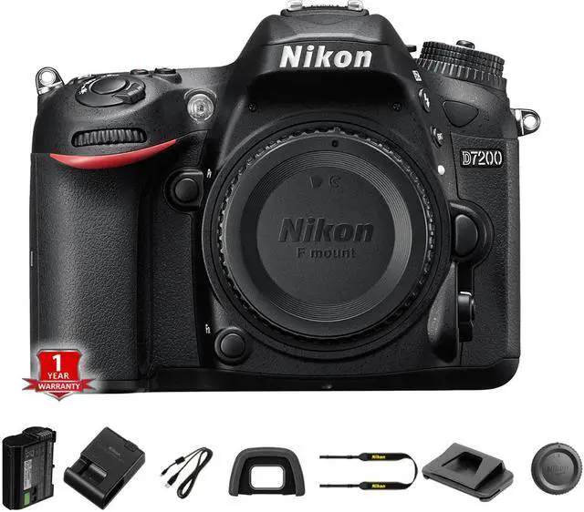 Alt view image 8 of 15 - Nikon D7200 DSLR Camera (Body Only) (International Version)