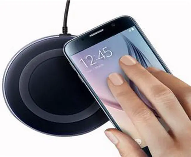 Alt view image 2 of 6 - Qi Wireless Charger Charging Pad for Samsung Galaxy S6/S6 Edge