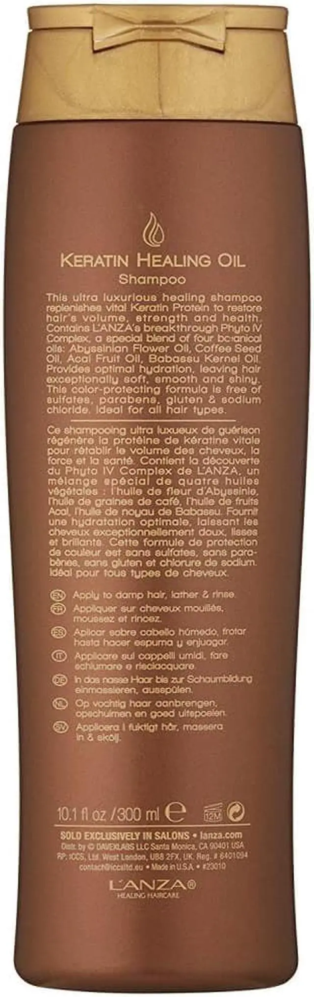 Alt view image 5 of 9 - Lanza - Keratin Healing Oil Shampoo 300ml/10.14oz