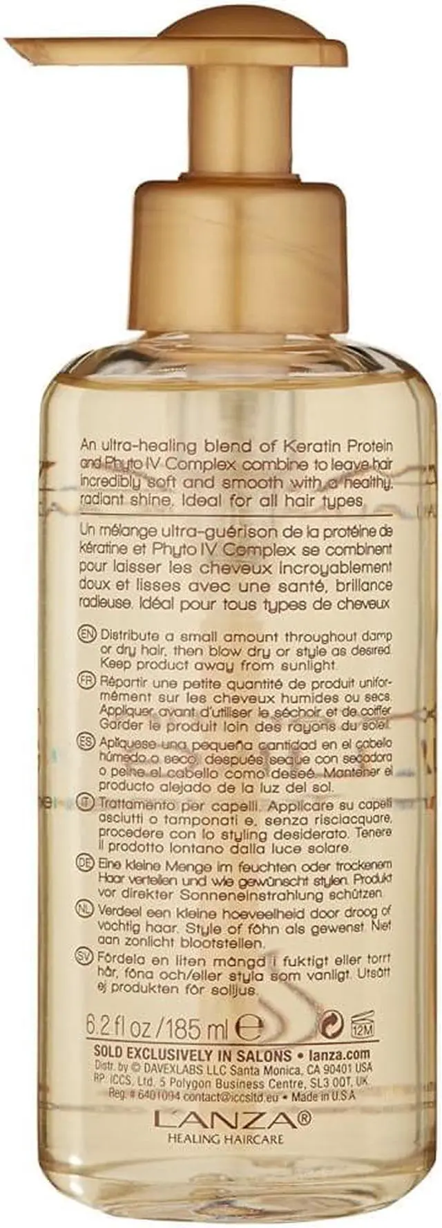 Alt view image 4 of 10 - Lanza Keratin Healing Oil Treatment 6.2oz