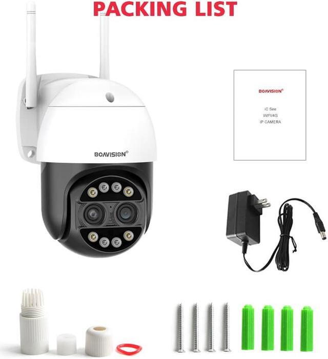 Alt view image 2 of 7 - ICSee WiFi IP Camera Dual Lens HD Wireless Outdoor CCTV PTZ Home Security Camera