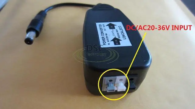 Alt view image 3 of 4 - 24 VAC to 12 VDC 1.5 Amp Supply Current Power Adapter for Indoor Outdoor CCTV