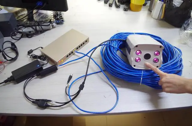 Alt view image 2 of 5 - DiySecurityCameraWorld-Active 12V PoE power over ethernet Splitter Adapter, IEEE 802.3af Compliant 10/100Mbps, DC 12V1A output