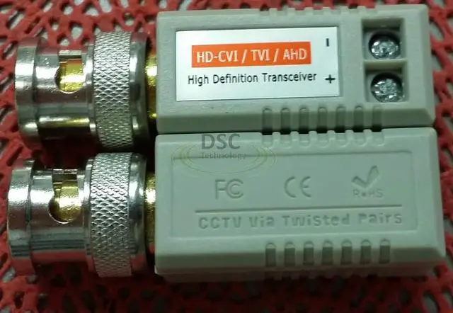 Alt view image 2 of 3 - HD CCTV Via Twisted Video Balun Transmitter Transceiver for CVI/TVI/AHD CCTV System Pack of 6 (12 Pieces)